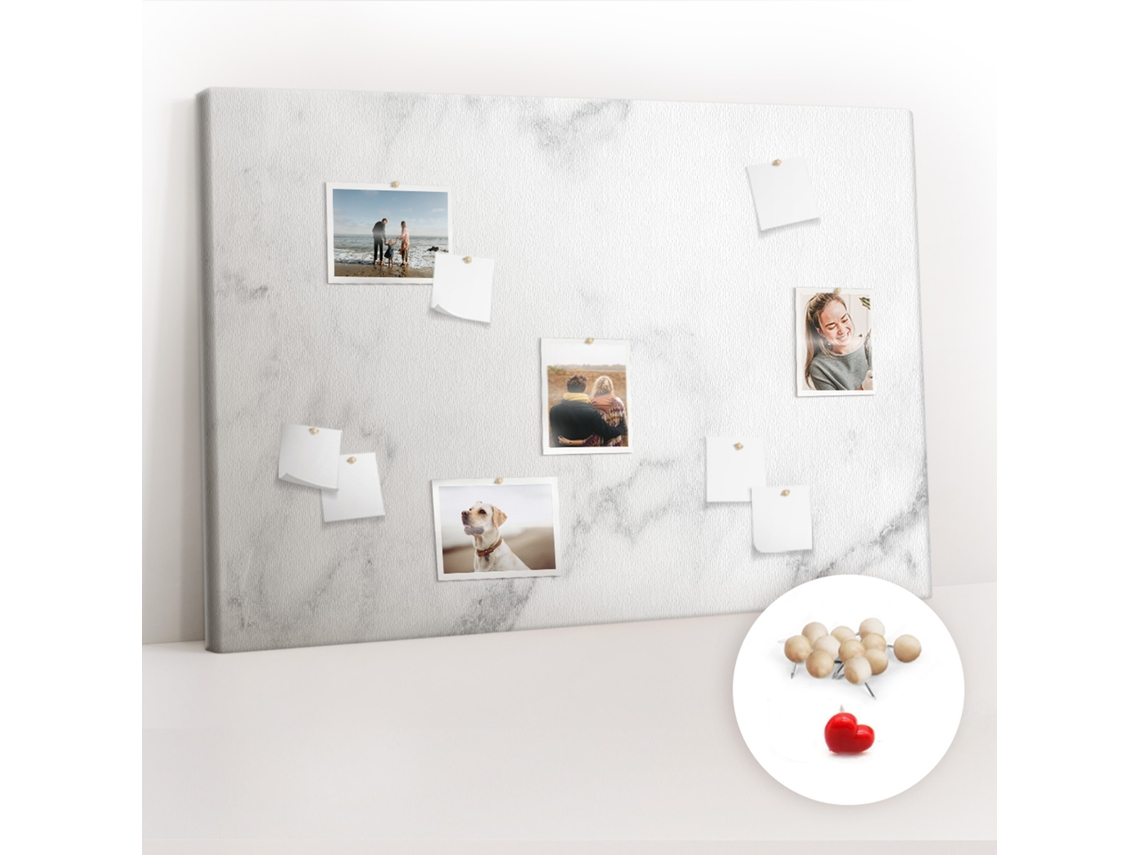 Quadro De Cortiça Mármore Para O Corredor Espelharte (120x80 Cm)