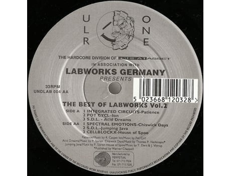 Vinil The Best Of Labworks Vol 2 Labworks Uk