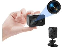 Mini Spy Camera 1080p Hd Pir Visão Noturna Nanny Body 60 Dias Espera Sem Wifi Preto Yizhood