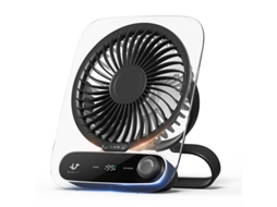Ventilador de mesa EIFSON 199 velocidades, silencioso, 3 a 10h de autonomia preto EIFSON