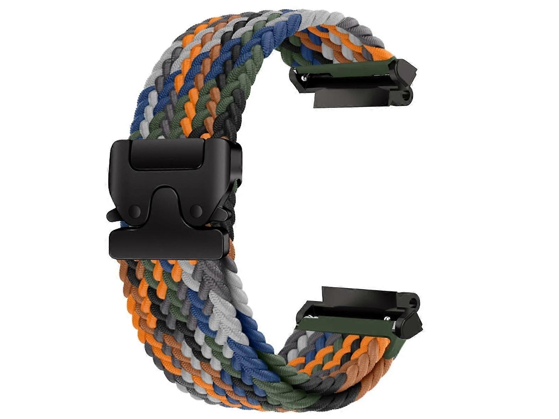 Pulseira De Relógio Trançada Com Fecho De Pressão Tipo Paraquedas