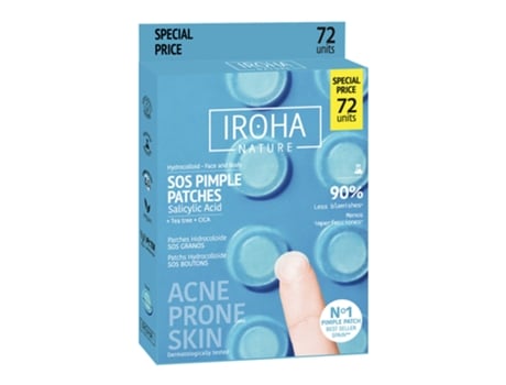 Sos Pimple Patches Salicylic Acid Face Body Iroha Nature