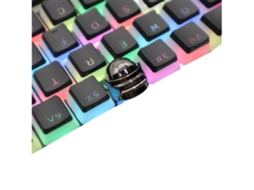 Tampas de Teclas Pbt Bicolor Meio Transparente Pudim Design Acessórios de Substituição Tampas de Teclado Mecânico Ergonômico para Teclado de 61/87/98/