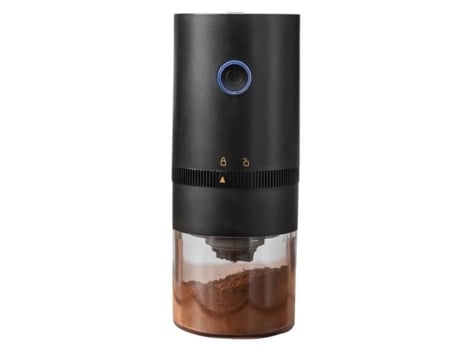 Moedor de Café Elétrico Portátil com Carregamento Usb Ajustável Moedor de Feijão Preto SURENHAP