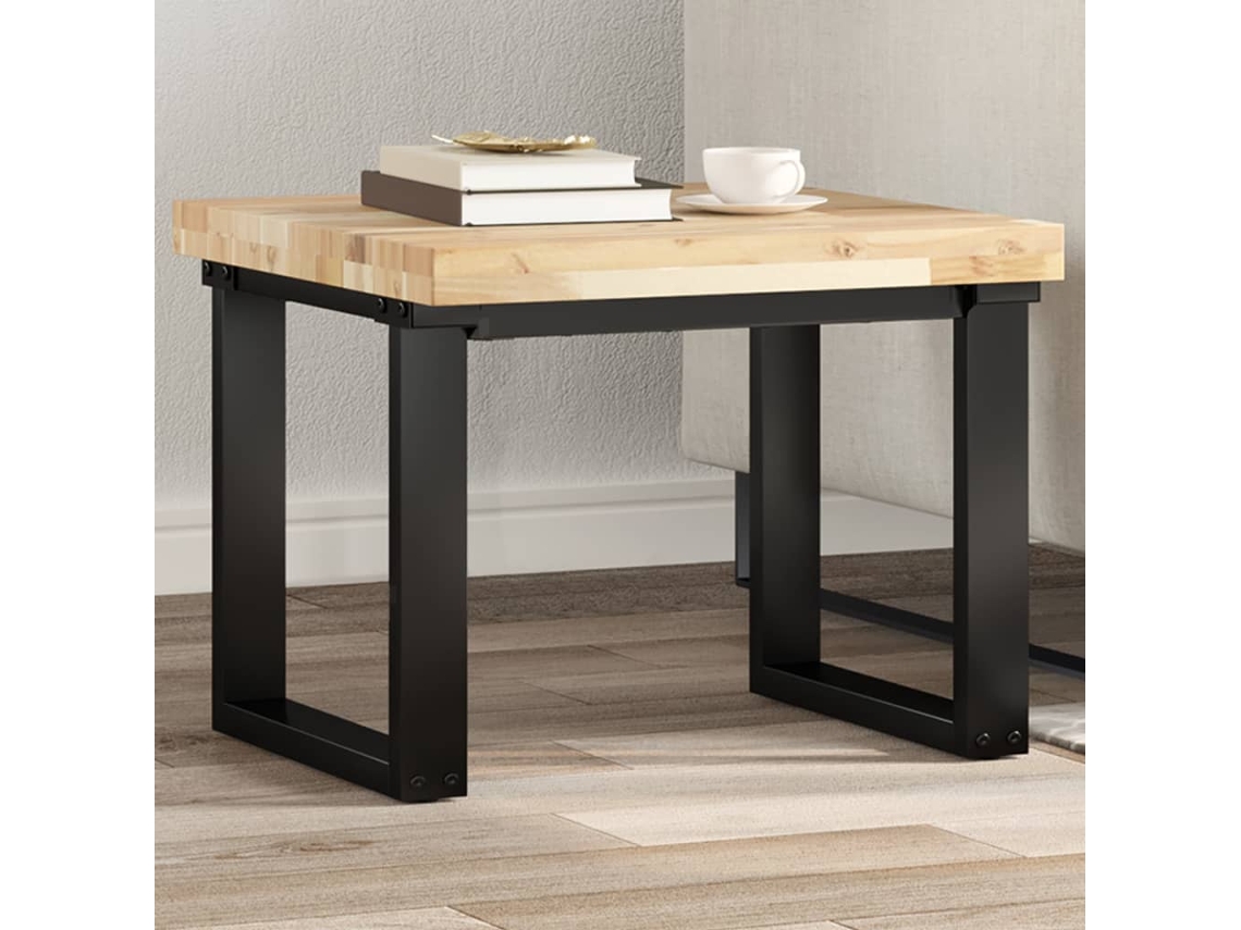 Vidaxl Tampo De Mesa Quadrado 50x50x4 Cm Madeira De Acácia Maciça