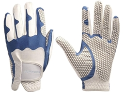 Luva de golfe masculina, microfibra, com estampa de bandeiras, aderência, resistente, S/MARCA