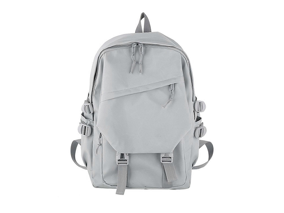 Mochila Escolar Feminina Moderna Para Estudantes Do Ensino Médio, Com Grande Capacidade, Azul.
