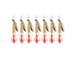 Lure Spinner Bait, Compound Rotating, Feather Hook Lure, Fishing Tackle Bait Set