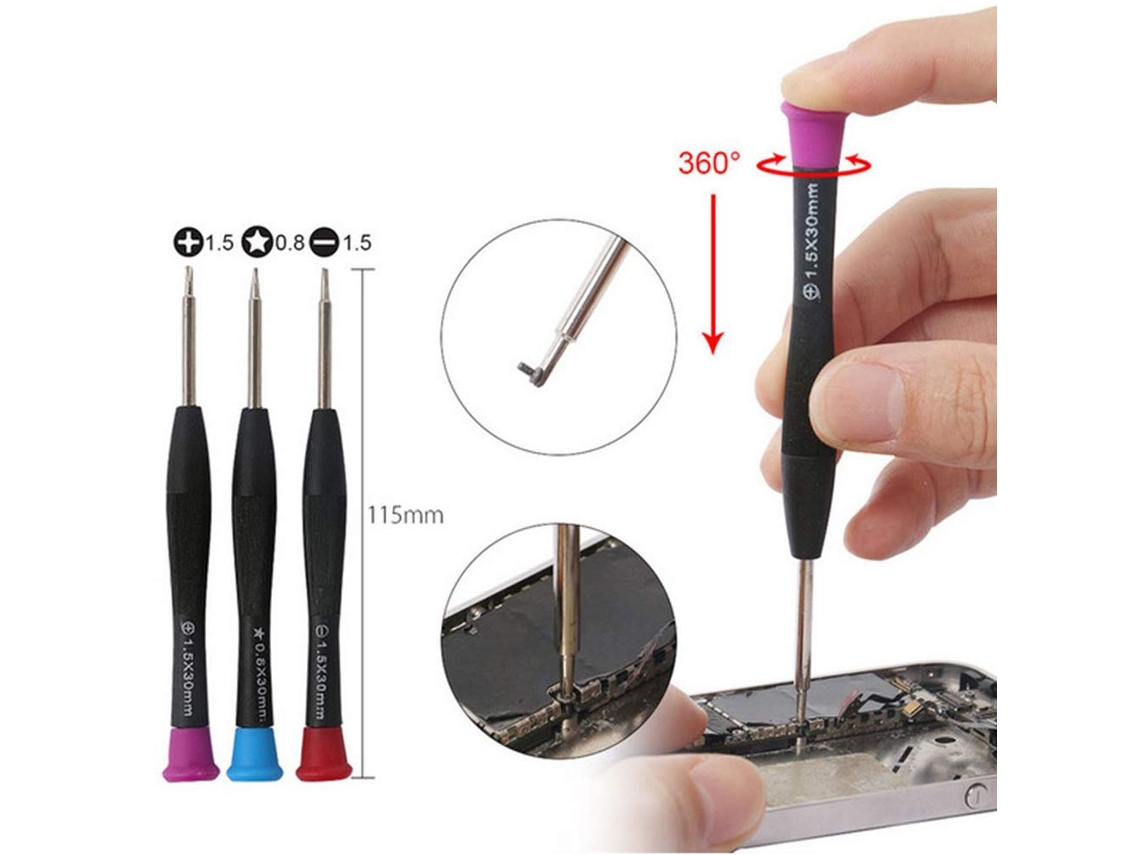 Conjunto De Chaves De Reparo Laxiscreed Para Telefone Com Ferramentas Multifunções