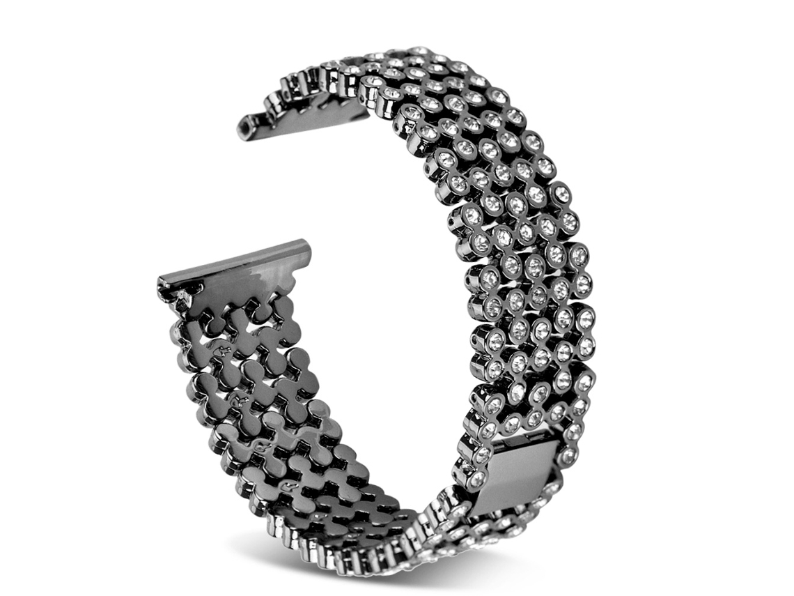 Pulseira de Smartwatch com Decoração de Diamantes, Material Metálico EOOCOO