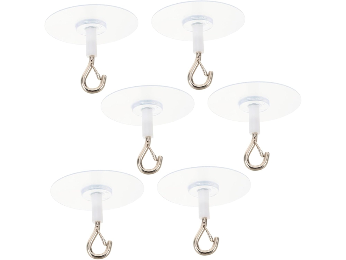 Ganchos Autoadesivos Abaodam Para Teto, Ideais Para Pendurar Dosséis E Mosquiteiros, Conjunto Com 6 Peças E Base De, 5cm