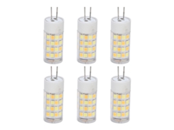 2026 6 Unidades de Bombilla G4 3 Cores Luz 220v Bombilla para Lâmpada de Teto Parede Lar Escritório