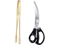 Vicasky Conjunto De 1 Pinça Cozinha Multifuncional Em Aço Inoxidável E Abs Para Churrasco, Culinária E Refeições Em