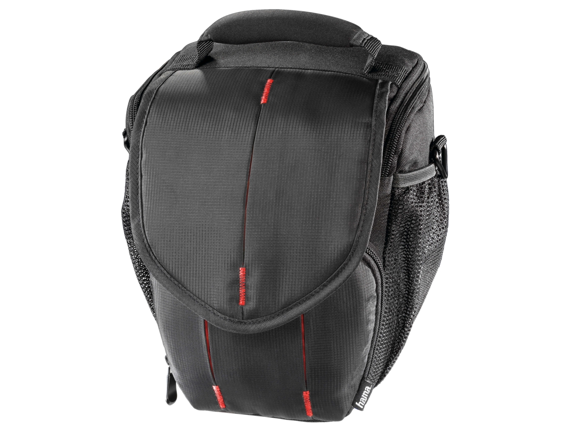 Bolsa Para Câmera Hama Canberra 130 Colt Preta/vermelha Brilvibera