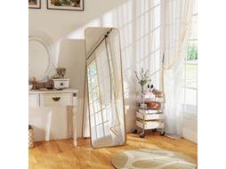 Espelho de Corpo Inteiro Flexível 160x50cm Dourado | MEGA ECHO TRADE SHOP
