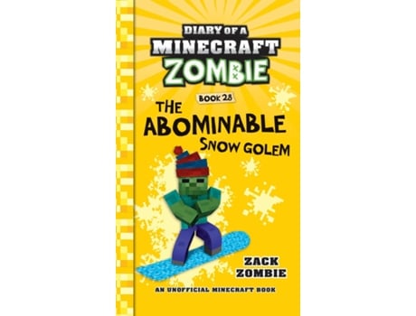 Livro Diary of a Minecraft Zombie Book 28 The Abominable Snow Golem de Zack Zombie (Inglês)