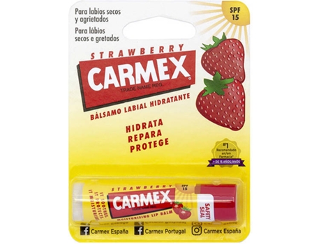 Protetor Solar de Lábios CARMEX Strawberry SPF 15 (4,25gr)