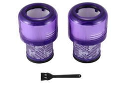 Pacote Com 2 Filtros De Reposio Para Aspirador De P V11 Sv14 Duster, Filtro Lavvel, Peas Para Limpeza De Aspirador De P Yunzii