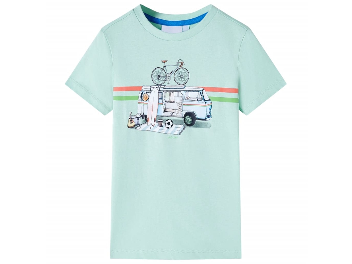 T-shirt Infantil Menta-claro 128