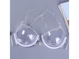 Sutiã Push Up Transparente De 3/4 Copo Estilo Euroamericano Com Alças Finas Invisíveis Para Mulheres Sexy