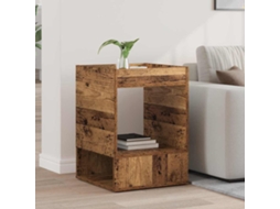 Vidaxl Mesa De Apoio Madeira Antiga 40 X 40 X 56 Cm