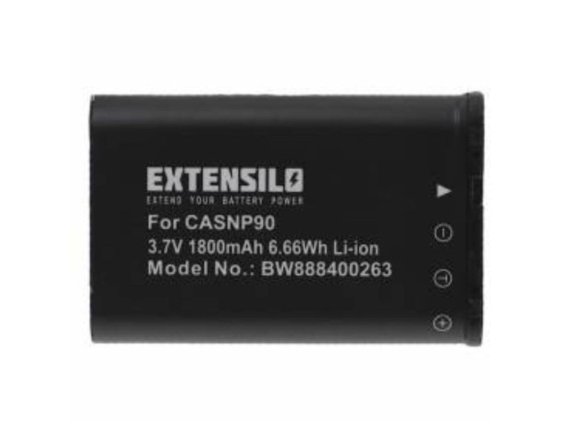 Bateria Compatível Com Np-90 1800mah Para Máquina Fotográfica Casio Exilim Ex-z2000