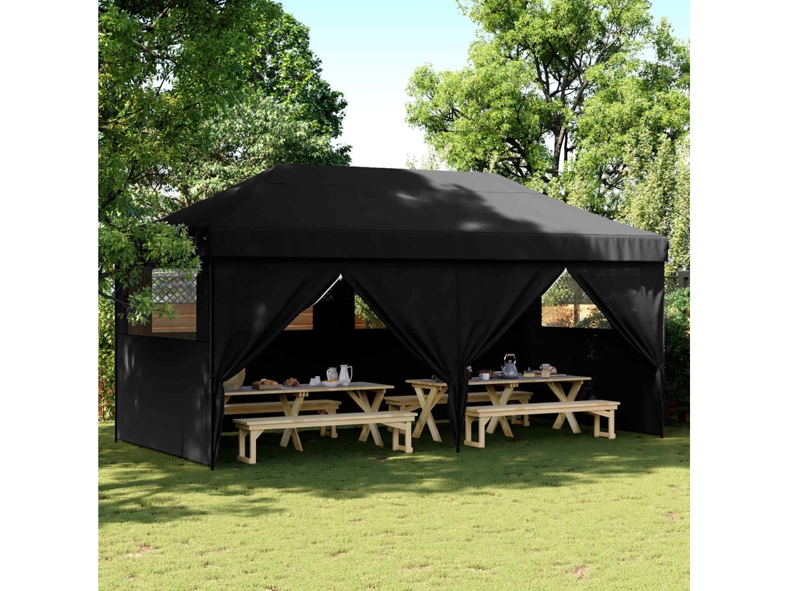 Vidaxl Tenda De Festa 292 X 580 X 315 Cm Preto Tecido Oxford