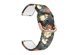 Pulseira De Silicone Com Impressão De Pata Branca Para Xiaomi Haylou Ls01