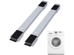 Fasst Suporte para Lavadora com Bloqueio Fixo, Base Antiderrapante com 24 Rodas
