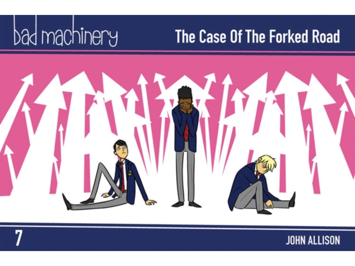 Livro Bad Machinery, Vol. 7 The Case of the Forked Road Pocket Edition de John Allison (Inglês)