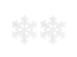2 Unidades de Floco de Neve de Natal ALLINLESS