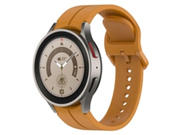 Pulseira De Silicone Com Fivela Colorida E Ranhuras Para Samsung Galaxy Watch 6 / 6 Classic