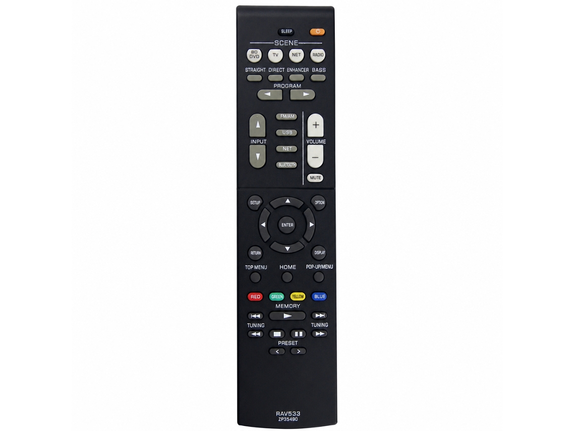 Comando À Distância De Substituição Rav533 Compatível Com Recetor Av Yamaha_dae