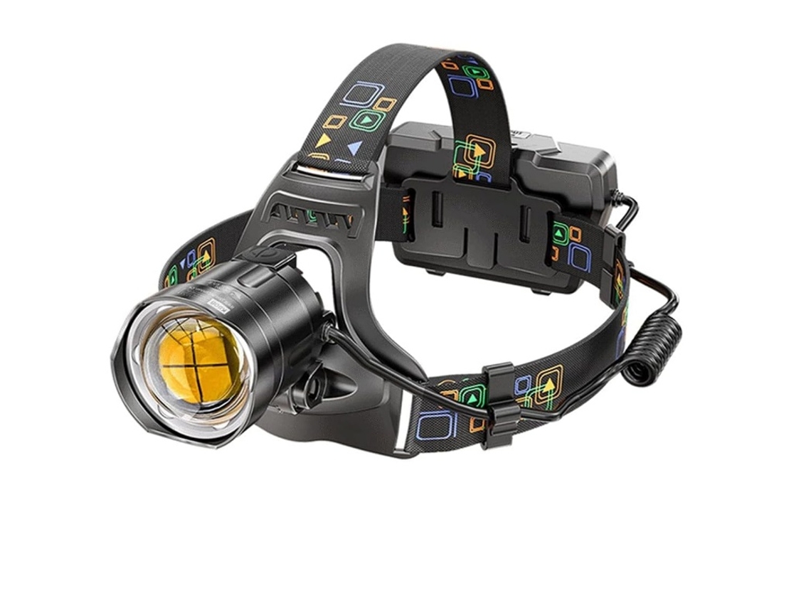 Elysve Lanterna Frontal Led, Preto