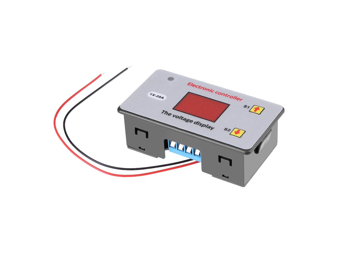 Módulo controlador de carregamento de bateria 12V 120V com proteção contra descarga excessiva e controle de subtensão