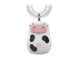 Escova De Dentes Elétrica Infantil - Escova De Dentes Ultrassônica Automática Com 2 Modos Inteligentes - Limpeza 360° - Formato Em U - À Prova D'