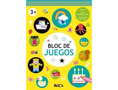 Livro Bloc De Juegos +3 Amarillo de Ballon (Espanhol)