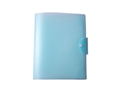 Pasta de documentos A3 com 20 bolsos transparente pp fivela segura organizador escolar office S/MARCA