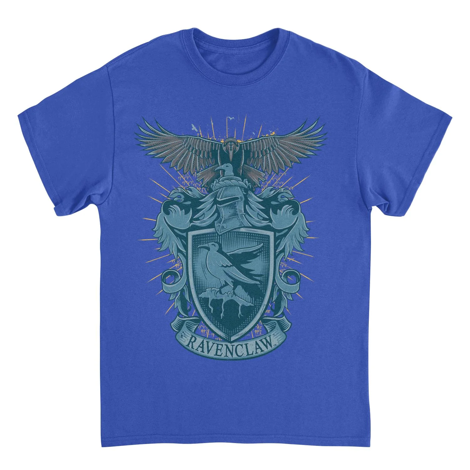 Unisex Adult T-shirt Rockinstone Harry Potter Ravenclaw Mascot Emblem Royalsizem