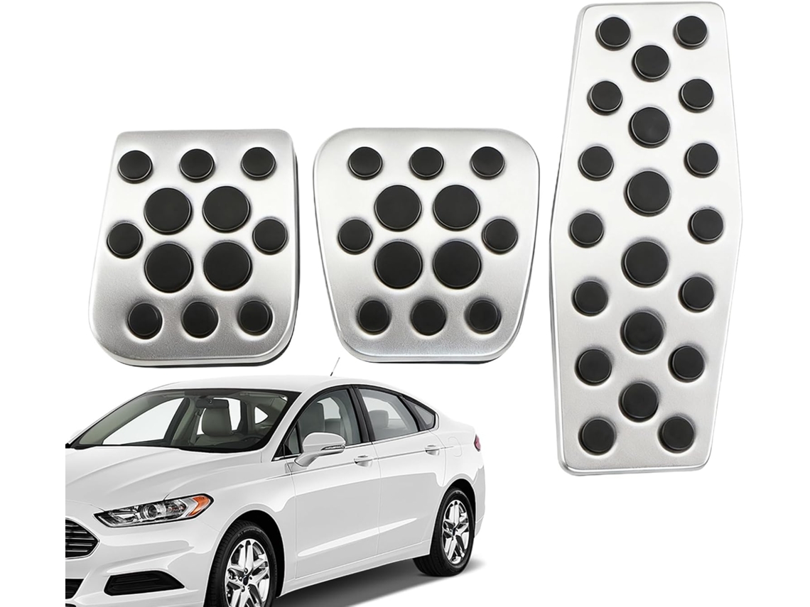 Peças de reposição para pedais, freios e transmissão de automóveis.