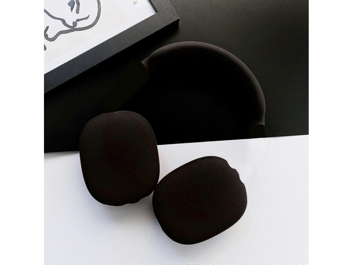 Capa Protetora De Silicone Para Fone De Ouvido 3 Em 1 Para Airpods Max (branco) Preto