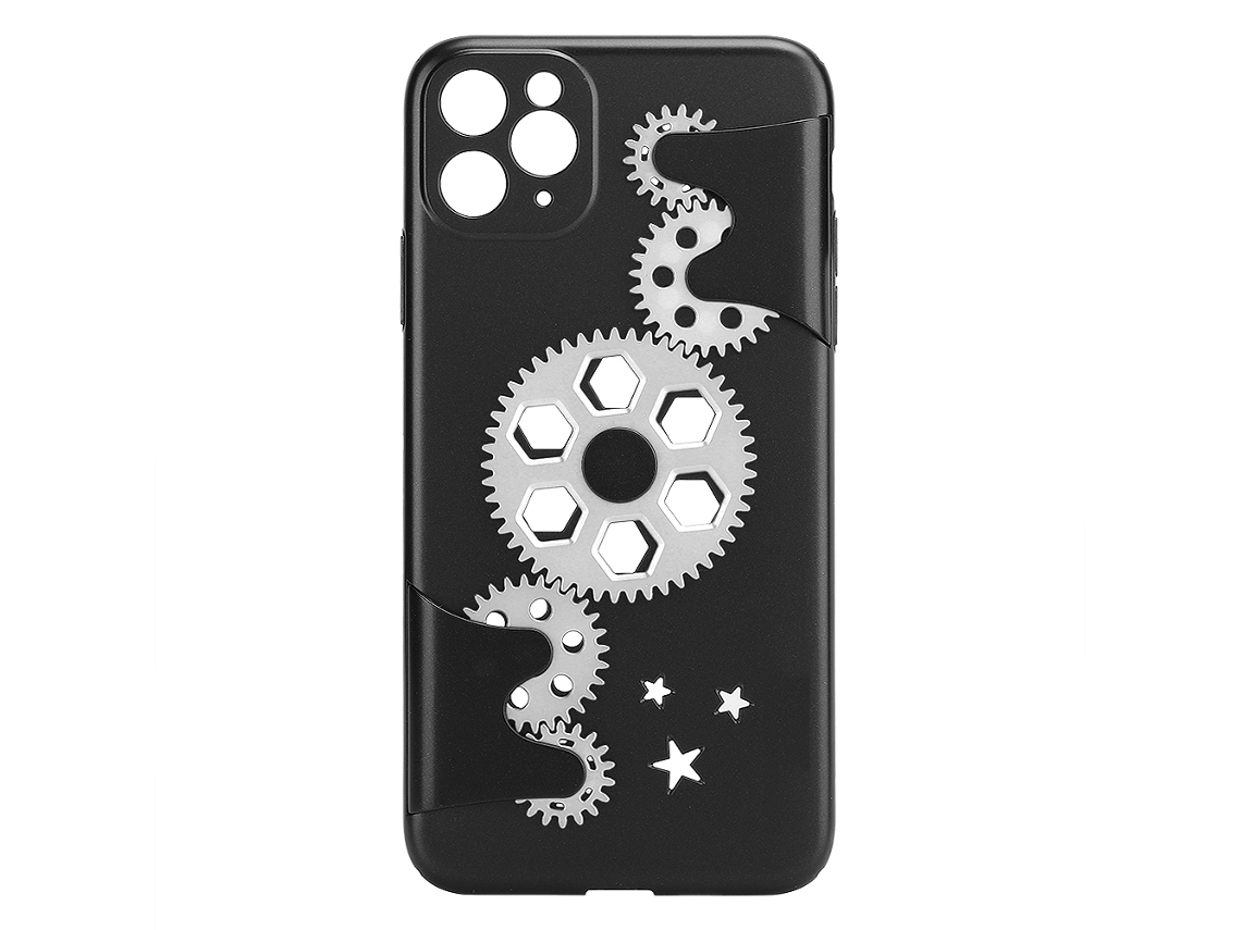 Capa para iPhone 11 Pro Max EOOCOO (estilo industrial, engrenagens)