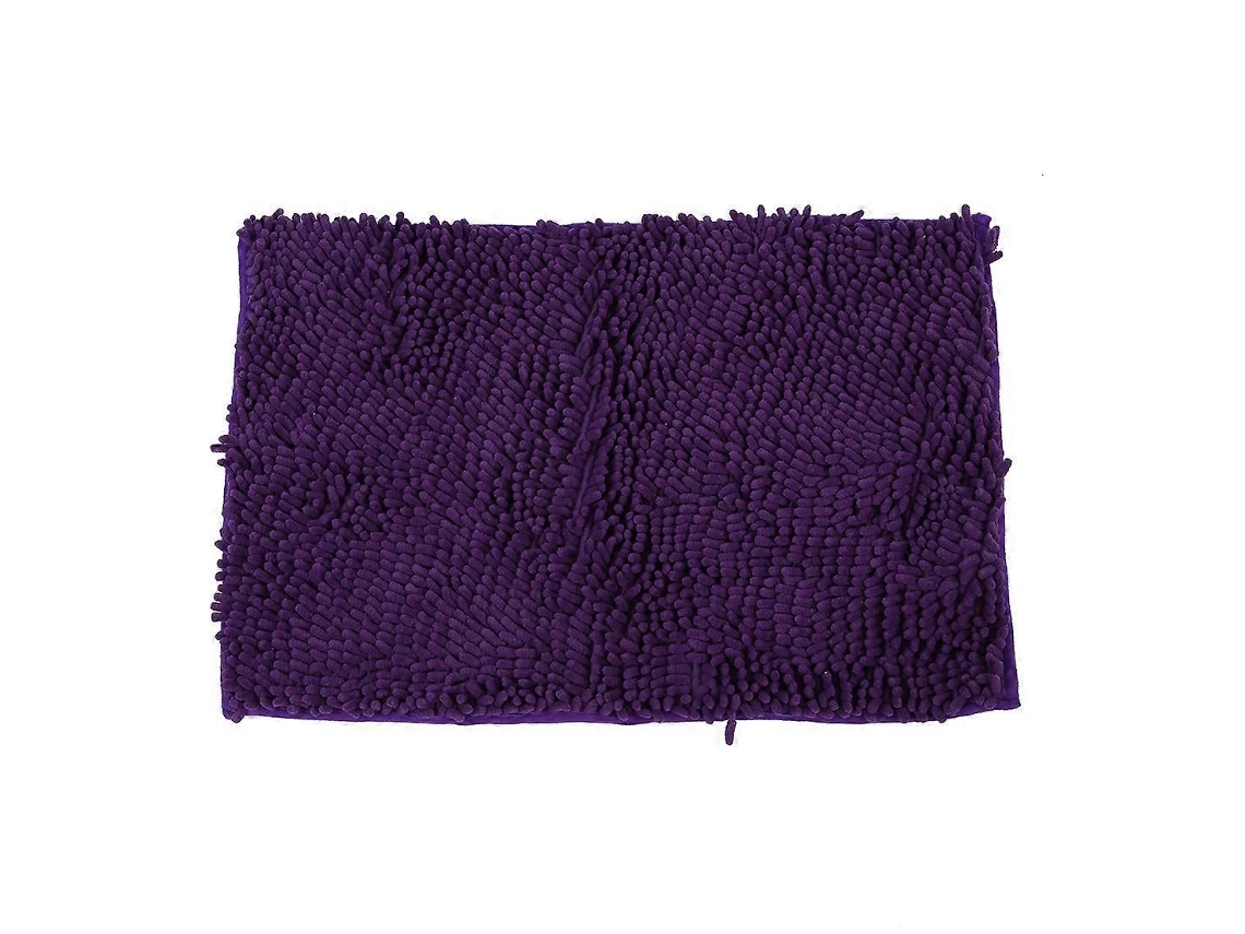 Tapete Antiderrapante De Microfibra, Absorvente, Roxo, Com Brinde