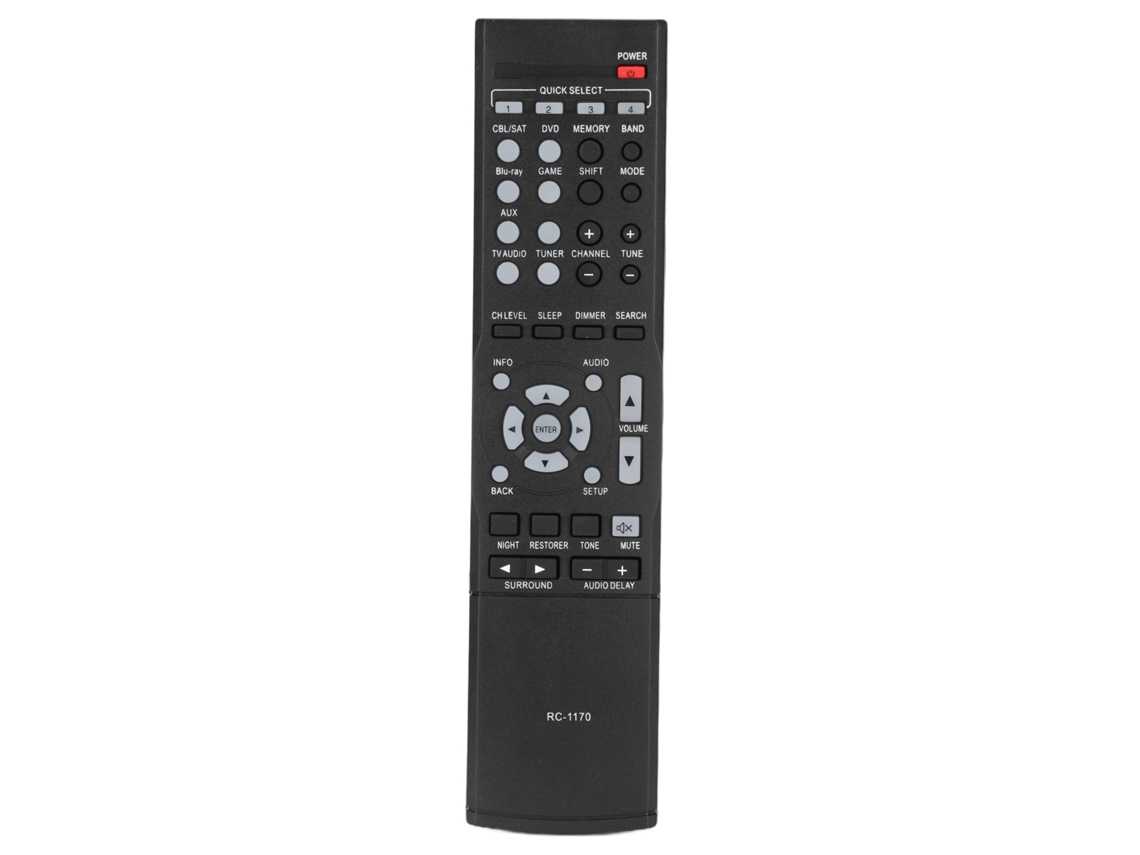 Controle Remoto Mali portátil Rc‑1170 para Denon AVR‑1513, DHT‑1513BA, receptor de TV, substituto