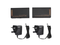 Hd Multimedia Interface Extension Cable Using Cat 6/7 Cable, 1080p 60hz 3d, 60m, Uk Plug.