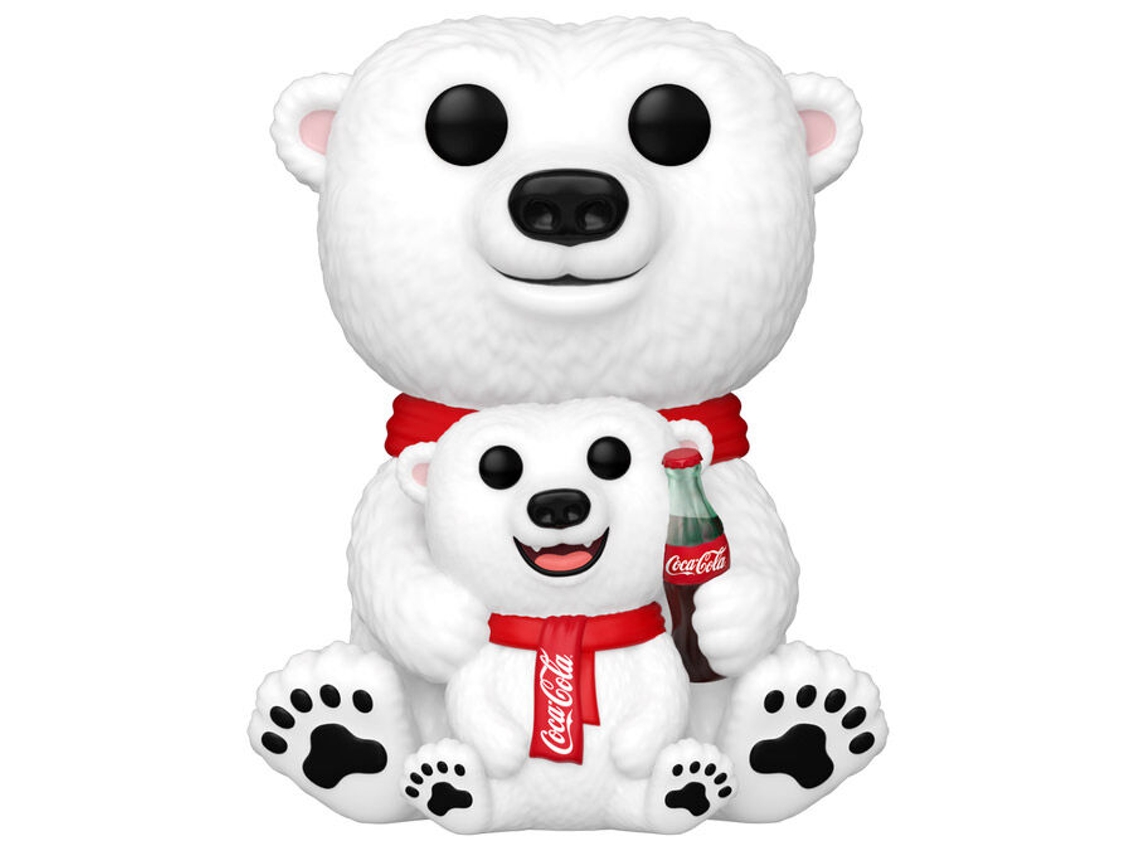 Figura Pop Coca -cola Urso Polar Com Filhote