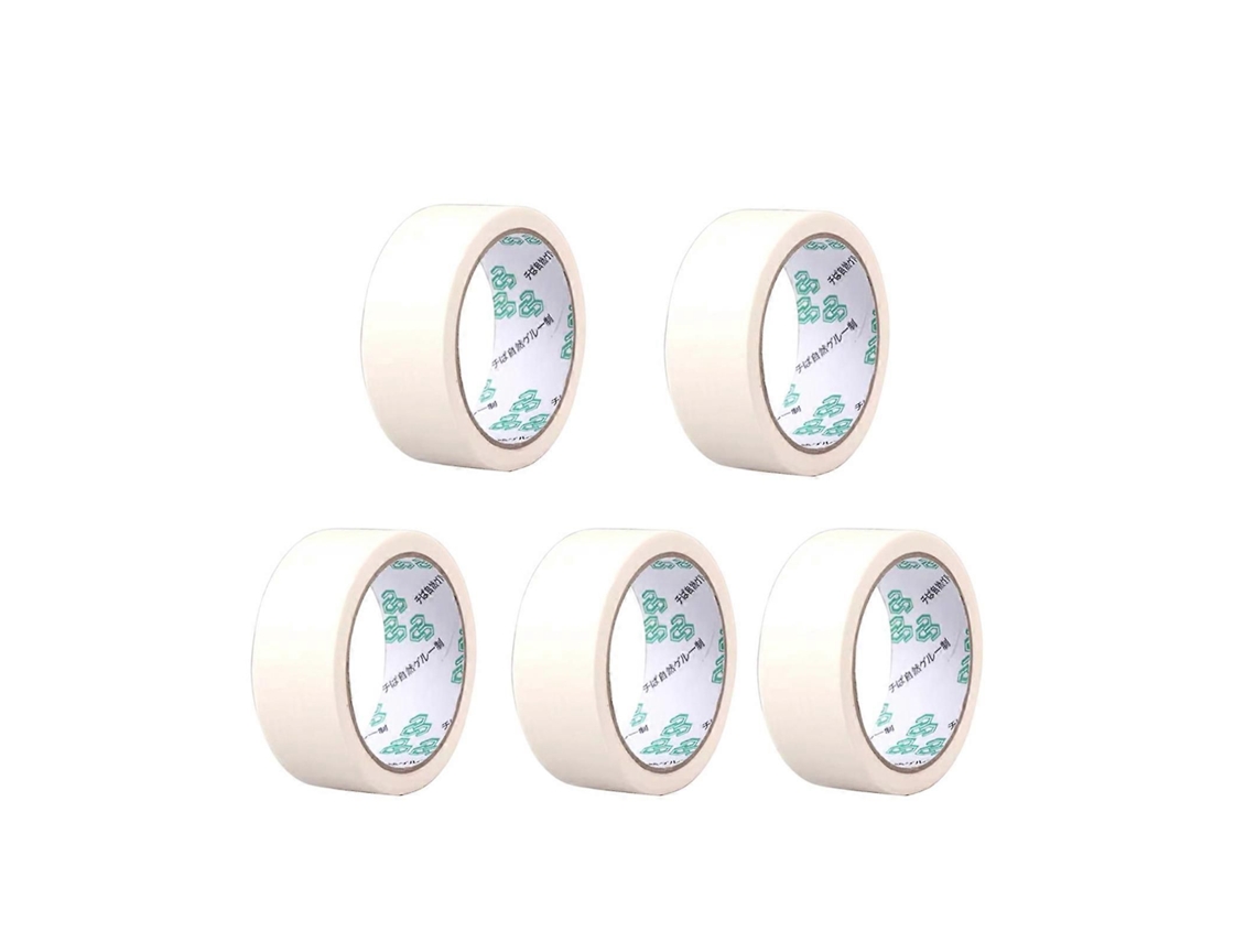 Fita Adesiva Paper Frog Tape, 5 Unidades, Azul, para Pintura, Ideal para Decoração de Interiores e Projetos Diy. GOKOCO