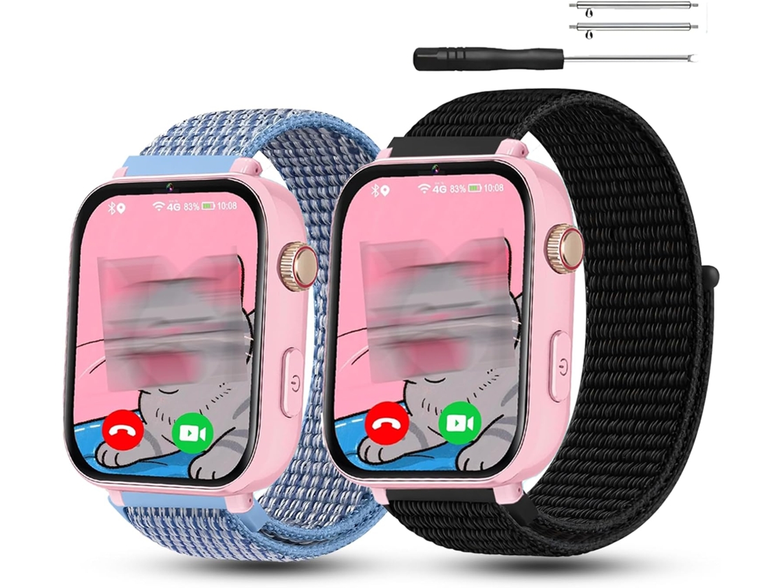 Conjunto De 2 Pulseiras Compatíveis Com O Smartwatch Alutoria A22.
