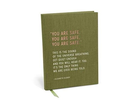 Livro Elizabeth Gilbert You Are Safe Journal de Em & Friends (Inglês)