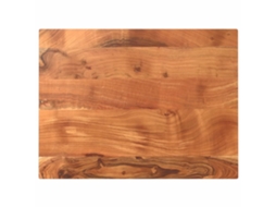 Vidaxl Tampo De Mesa Retangular 80x50x2,5 Cm Madeira De Acácia Maciça